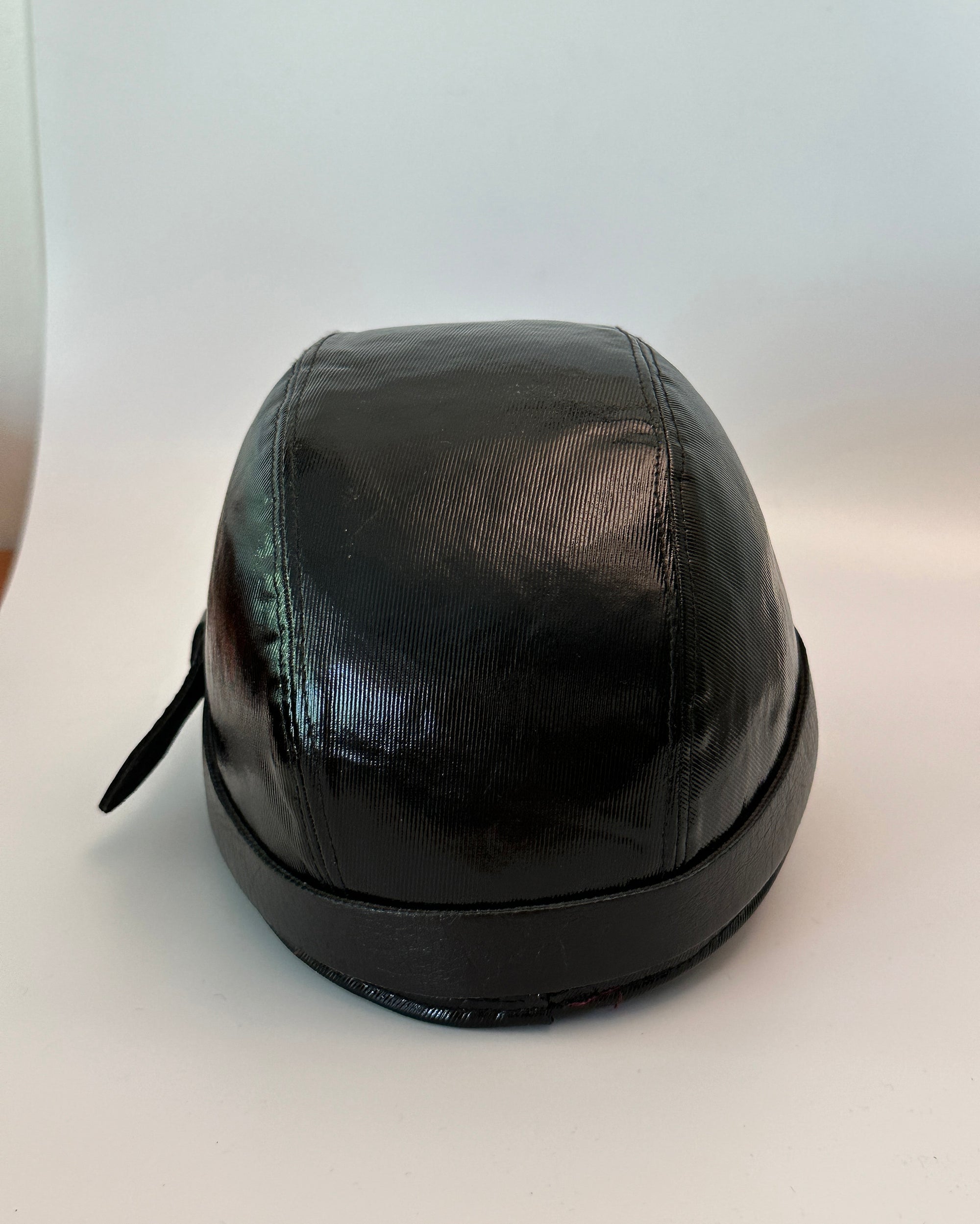 Italian Leather Riding Cap