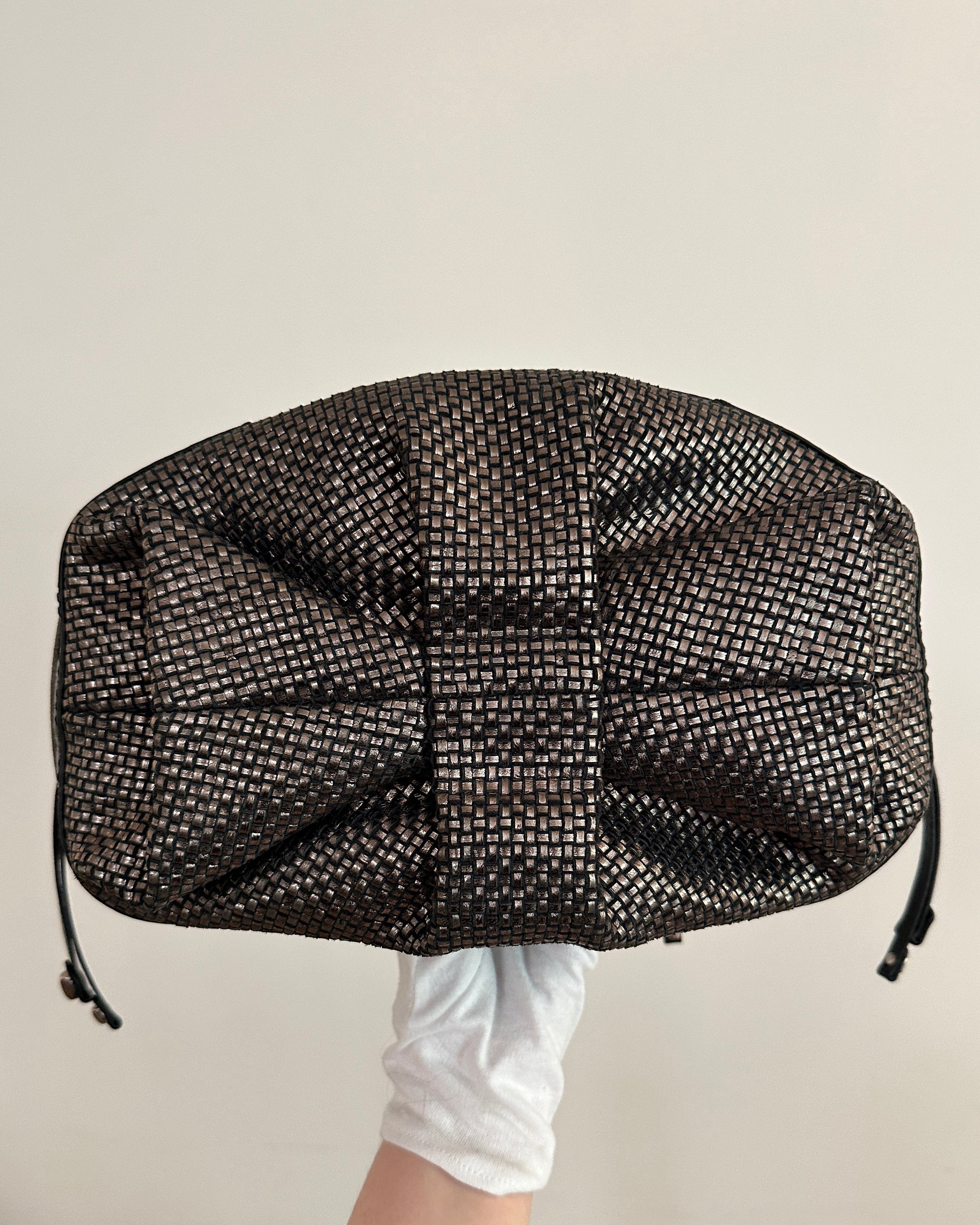 Structured Slouch Shoulder Bag