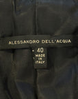 ALESSANDRO DELL'ACQUA Black Jacket S/M