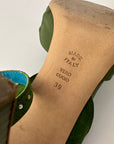 PHILOSOPHY DI ALBERTA FERRETTI Leather Crystals Heels 39