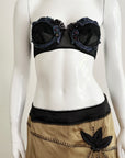 ALBERTA FERRETTI Silk Skirt M