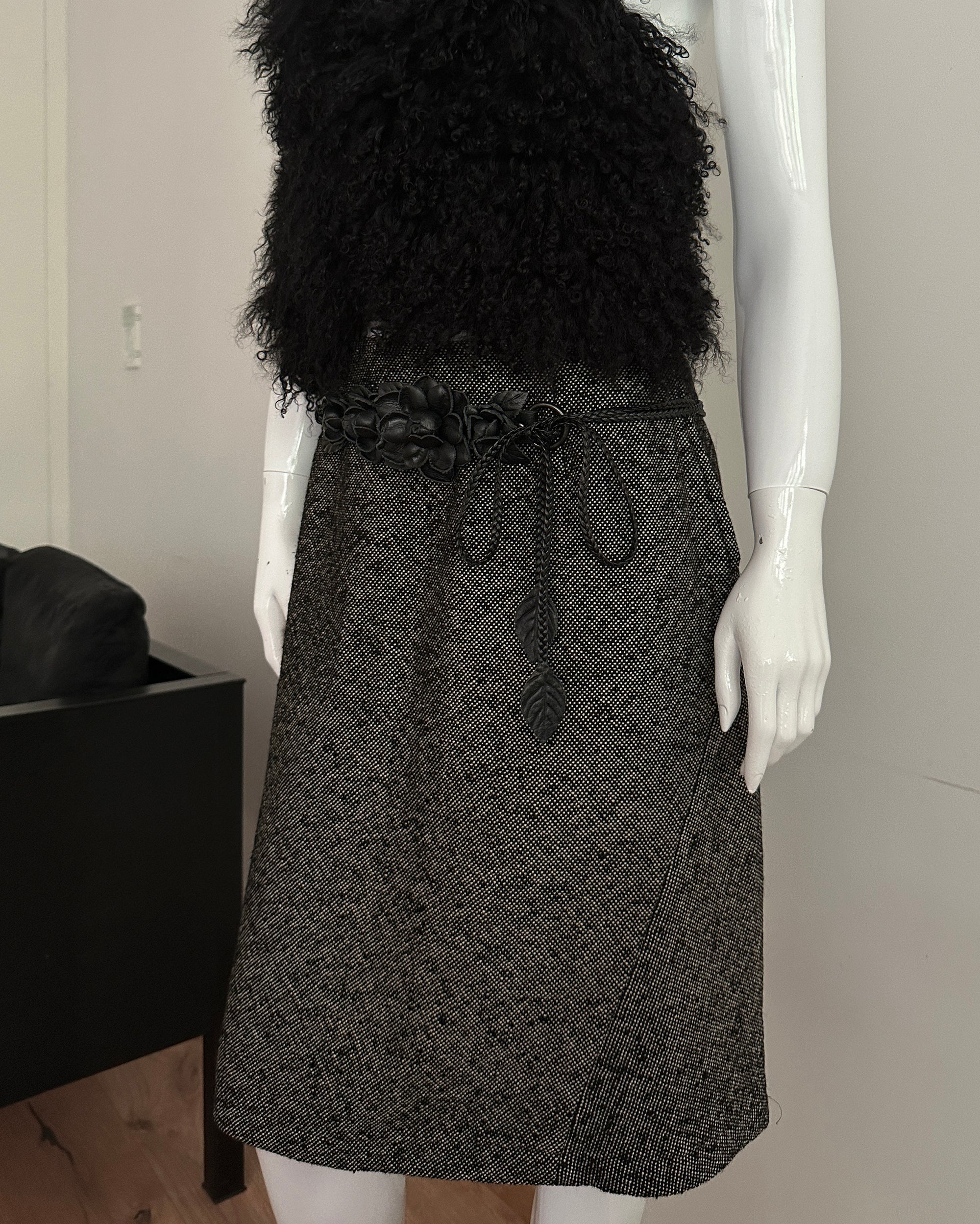 YOHJI YAMAMOTO Wool Skirt S
