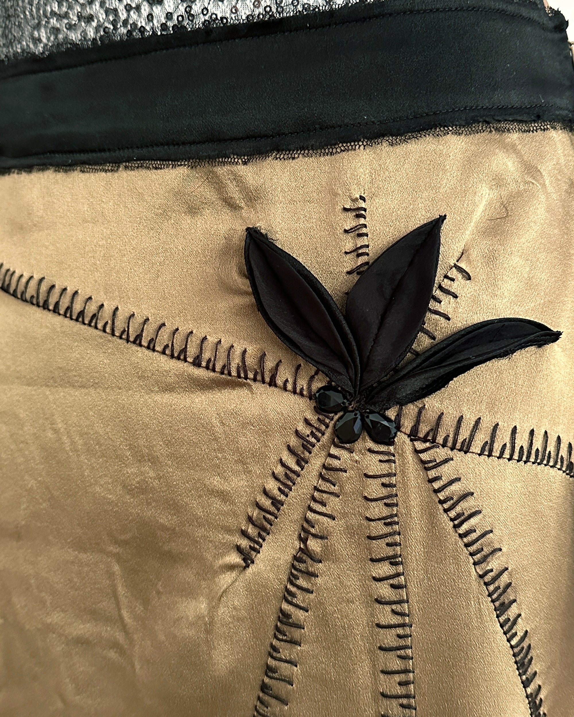 ALBERTA FERRETTI Silk Skirt M
