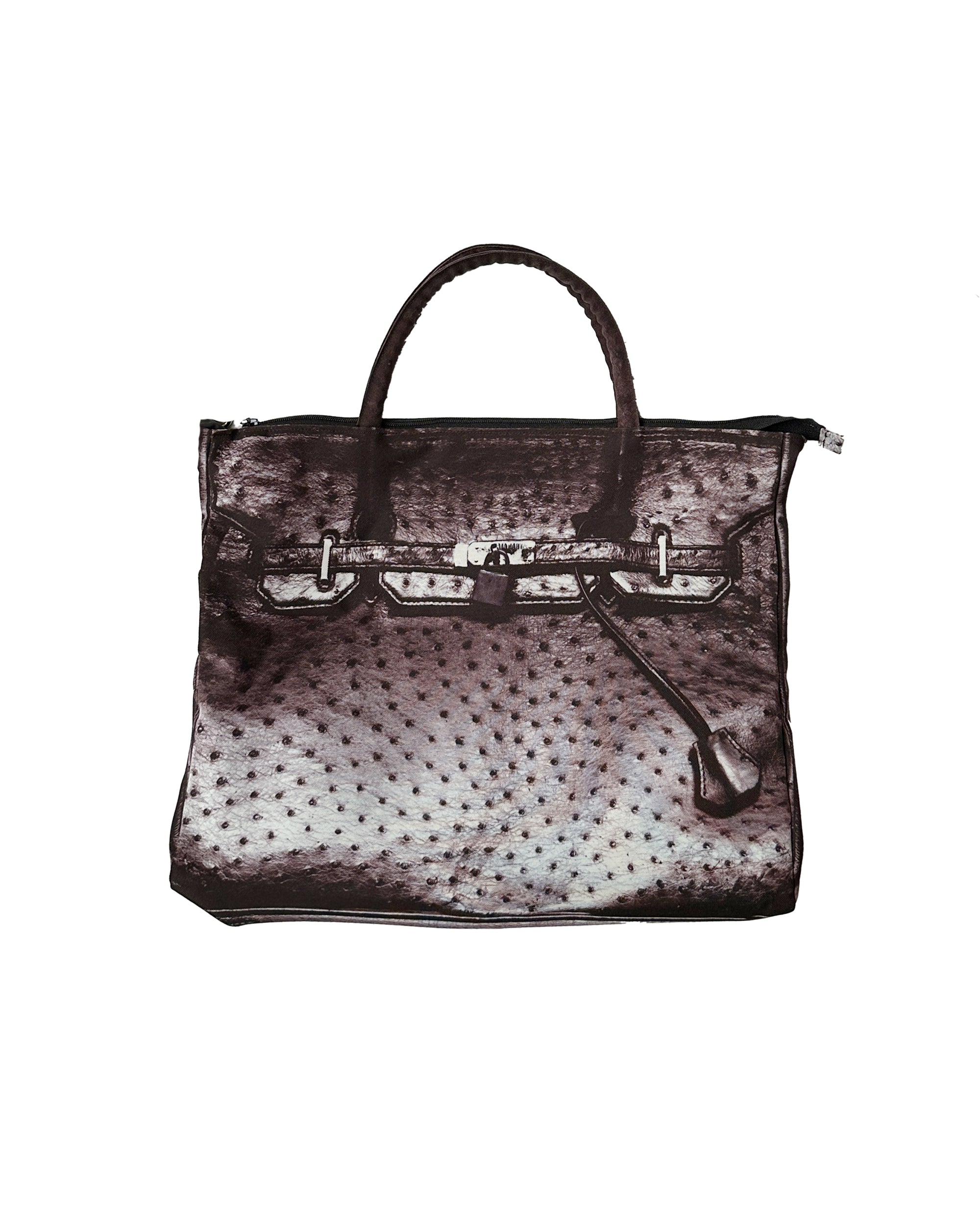 TALKING ABOUT ABSTRACTION Printed Jirkin Bag