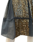 Gold Sequin Skirt M/L