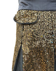 Gold Sequin Skirt M/L