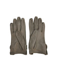 French Patent Leather Buttoned Gloves XS