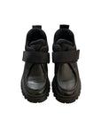 PRADA Sport FW 1998 Black Leather Velcro Shoes 38