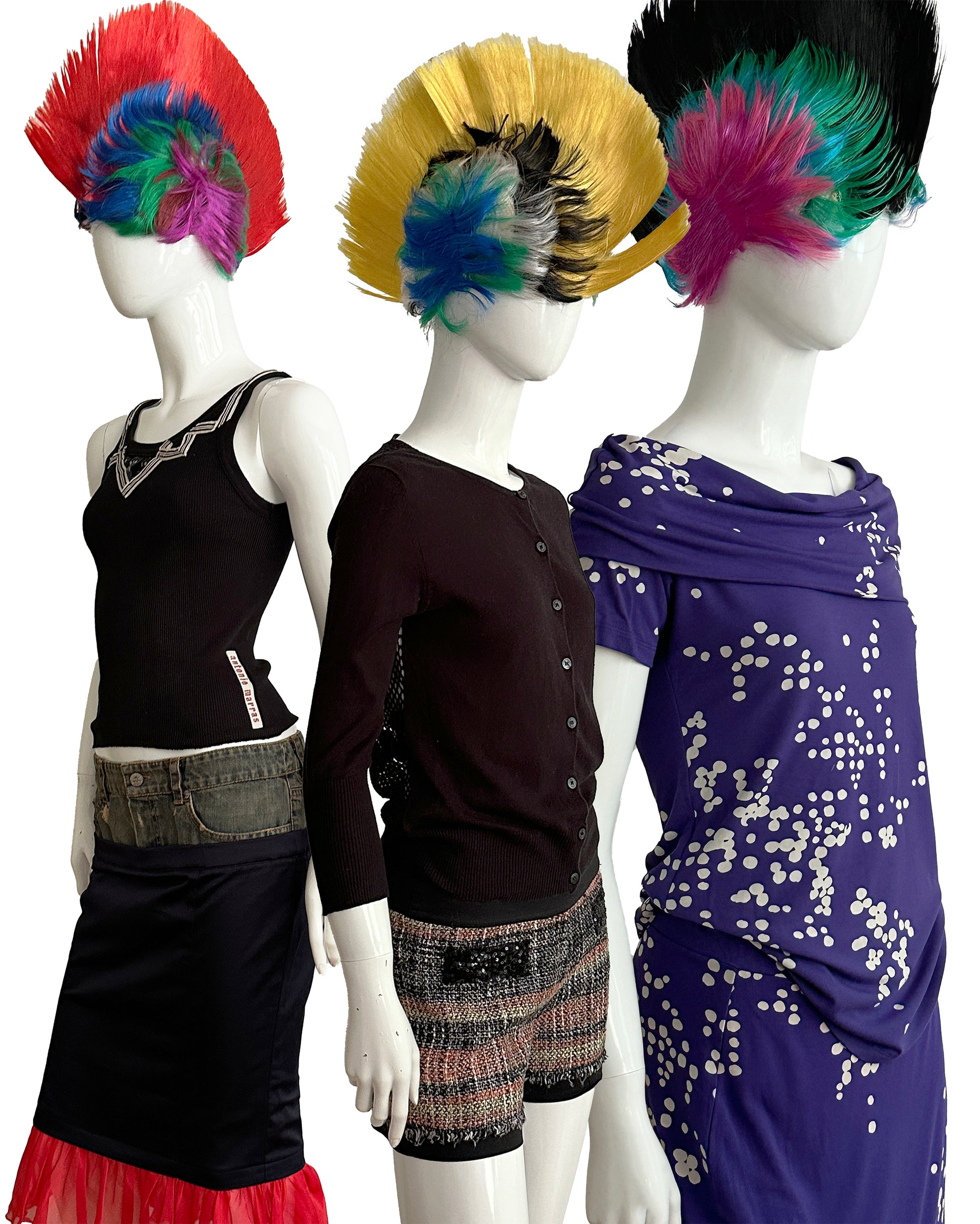 Celeste Purple Drape Ensemble