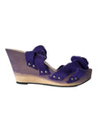 BIOGRAPHY by ENGELS-STRIJBOL Knit Wedge Sandals 39