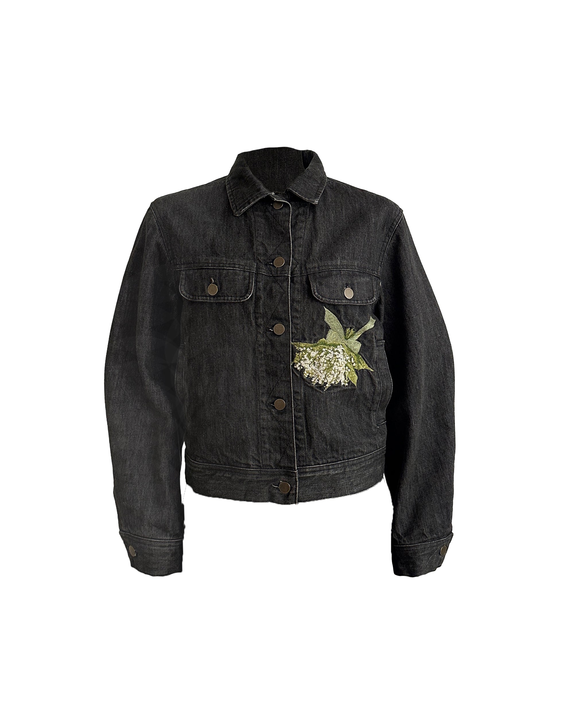 KANEKO ISAO Denim Embroidered Jacket S/M