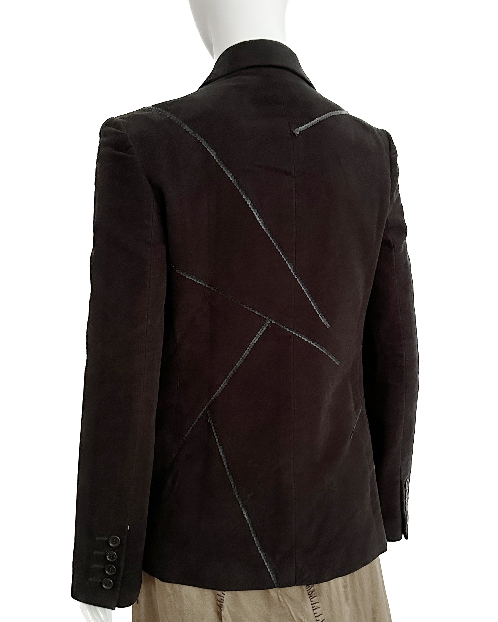 JEAN COLONNA FW1998 Sequin Jacket S/M