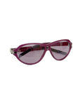 HISTORIE DE VOIR Leather Pink Sunglasses