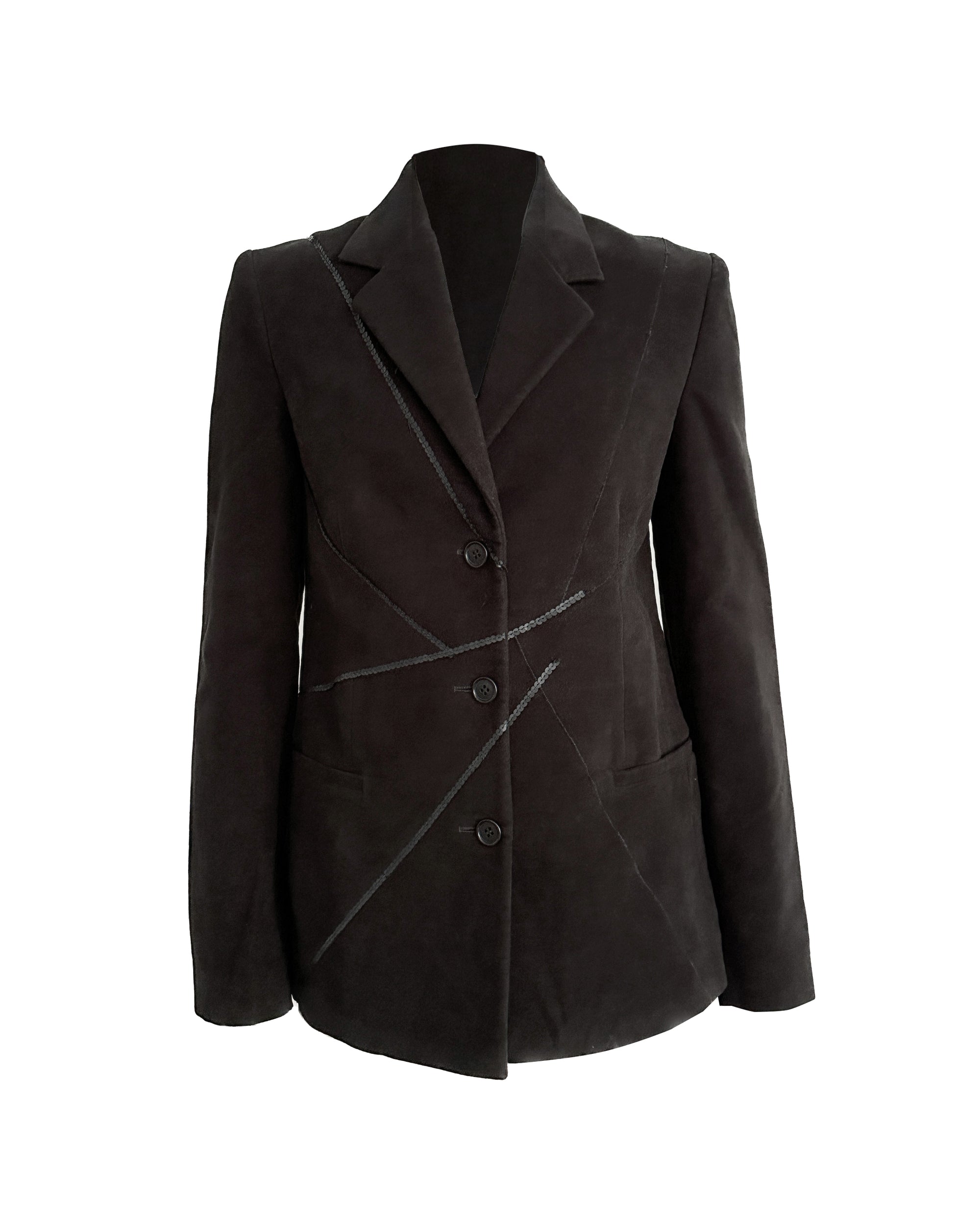 JEAN COLONNA FW1998 Sequin Jacket S/M