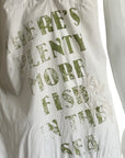 White Fish Summer Dress S/M