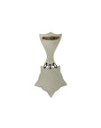 ANDREW MACKENZIE Black & White Badge Brooch
