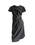 Asymmetric Checked Dress XS