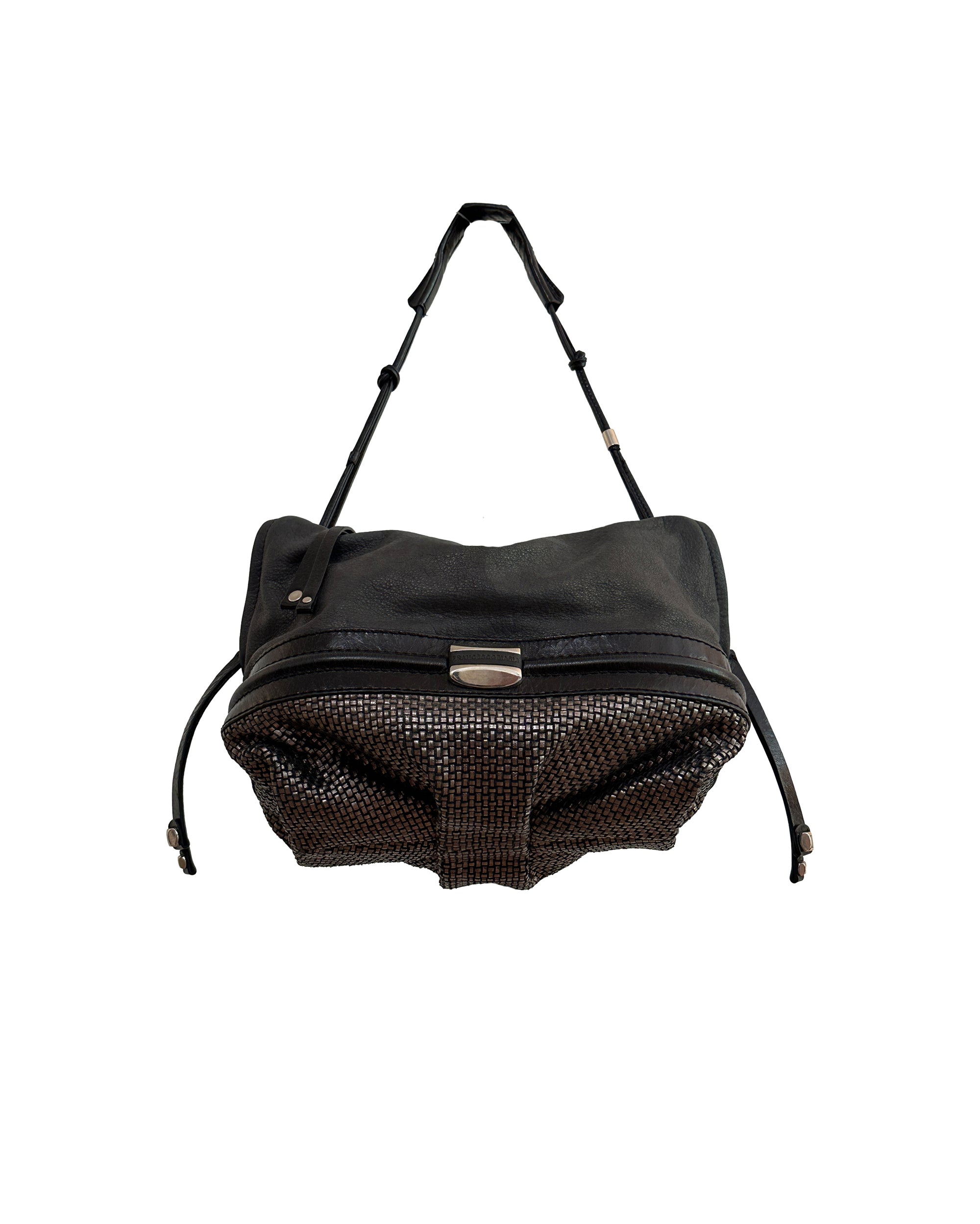 Structured Slouch Shoulder Bag