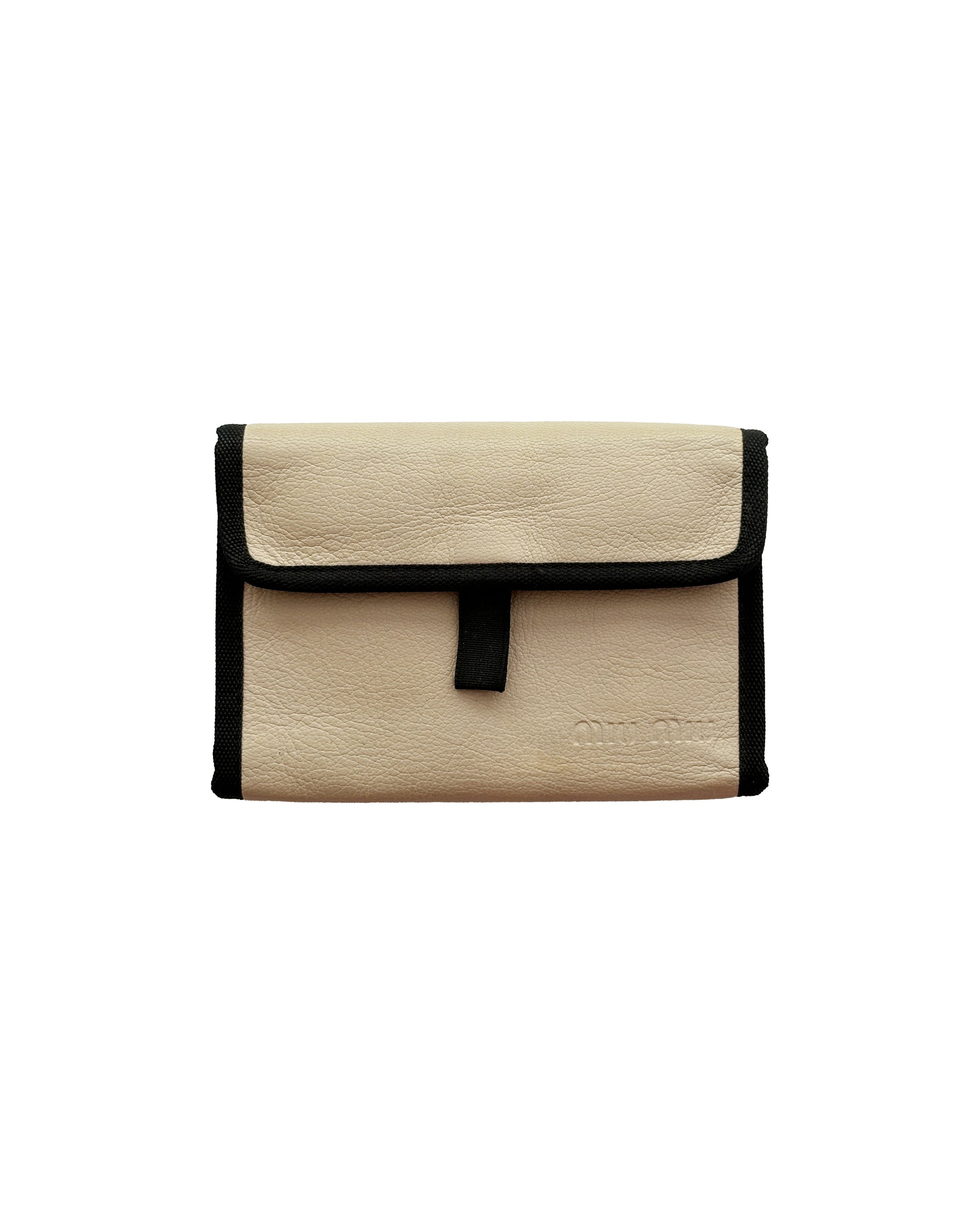 MIU MIU FW1998 Leather Velcro Wallet