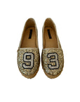 Glitter Varsity Espadrilles 37