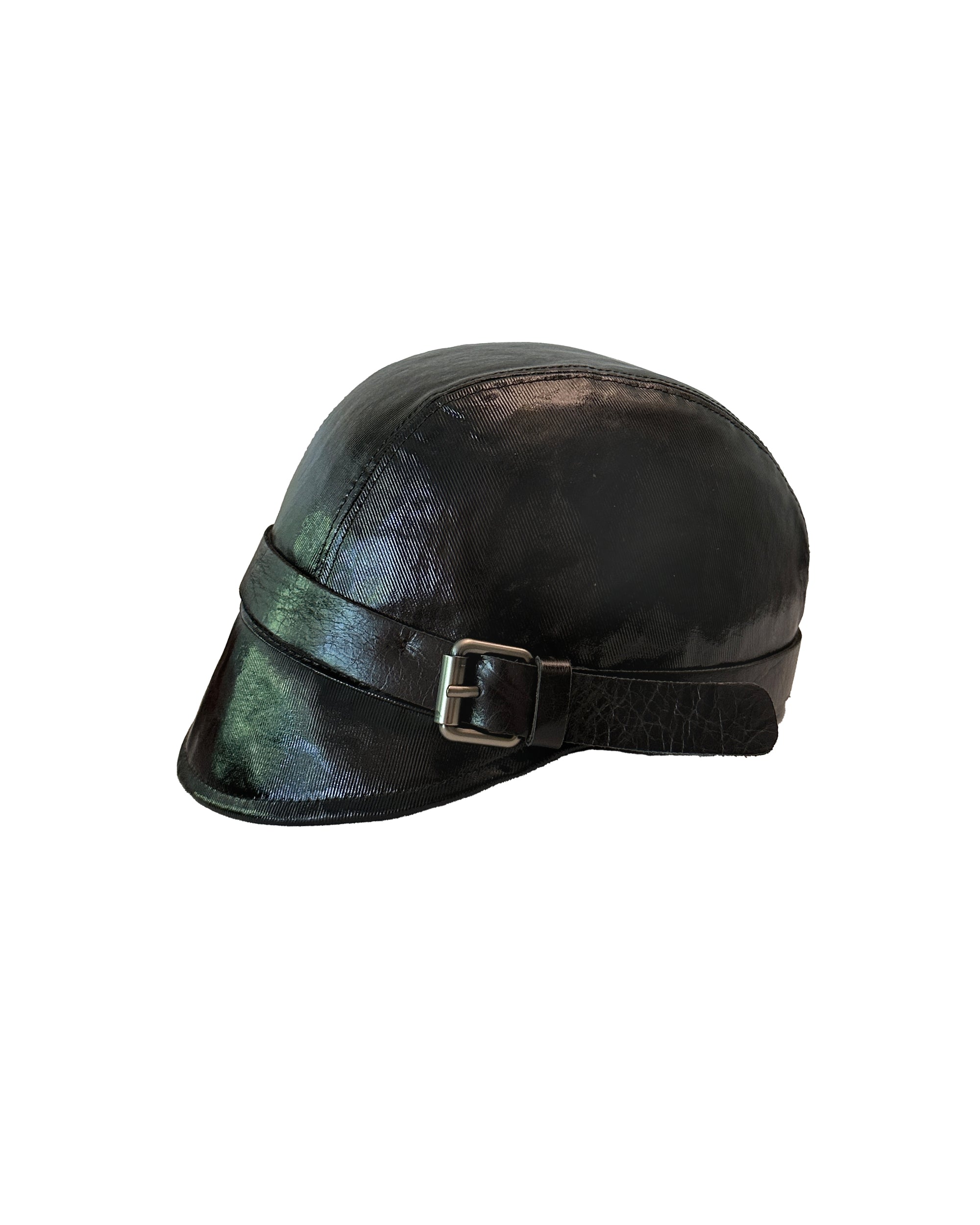 Italian Leather Riding Cap
