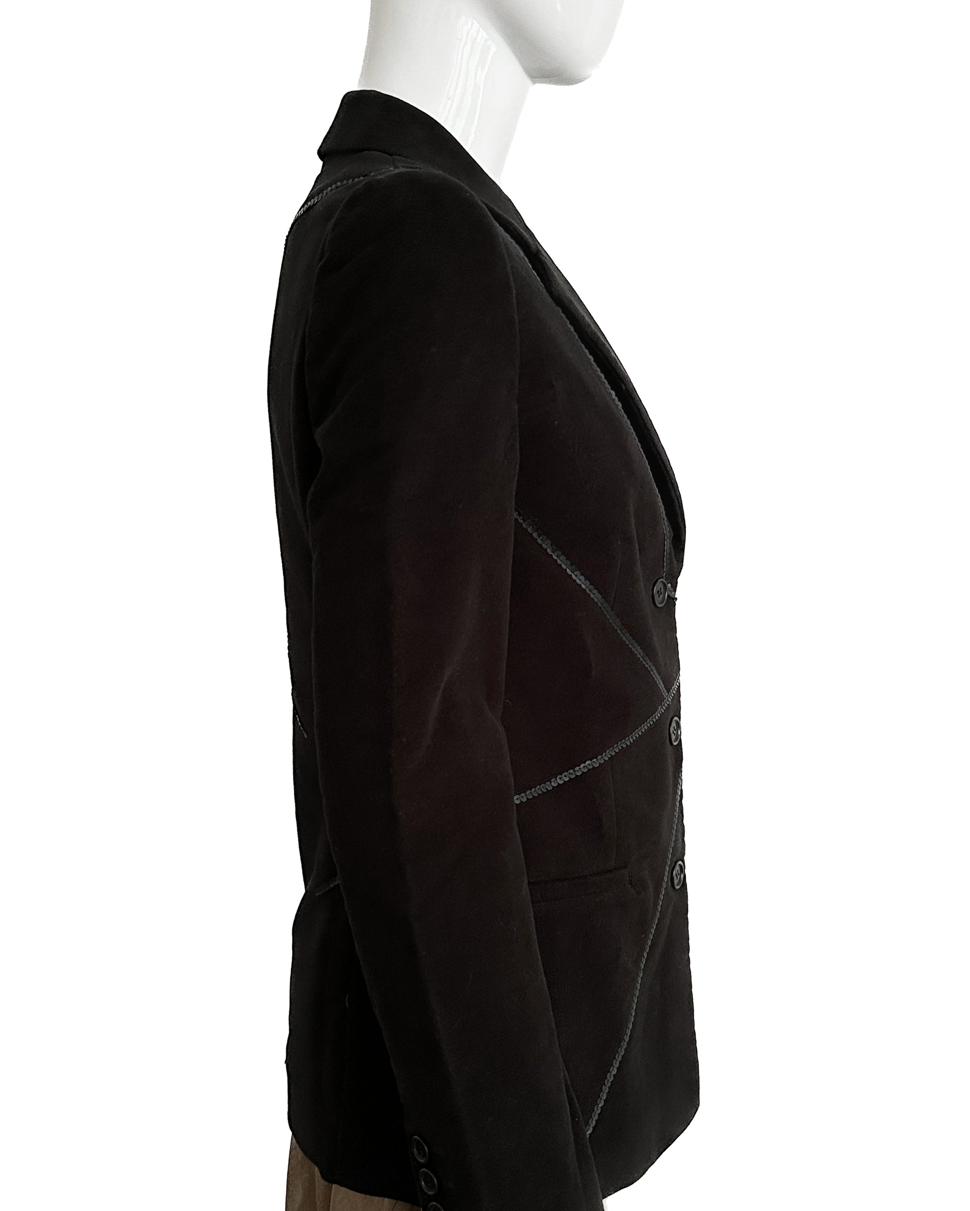 JEAN COLONNA FW1998 Sequin Jacket S/M