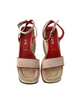 PRADA SS1999 Canvas Platforms 36