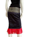 Hybrid Punk Ruffle Skirt