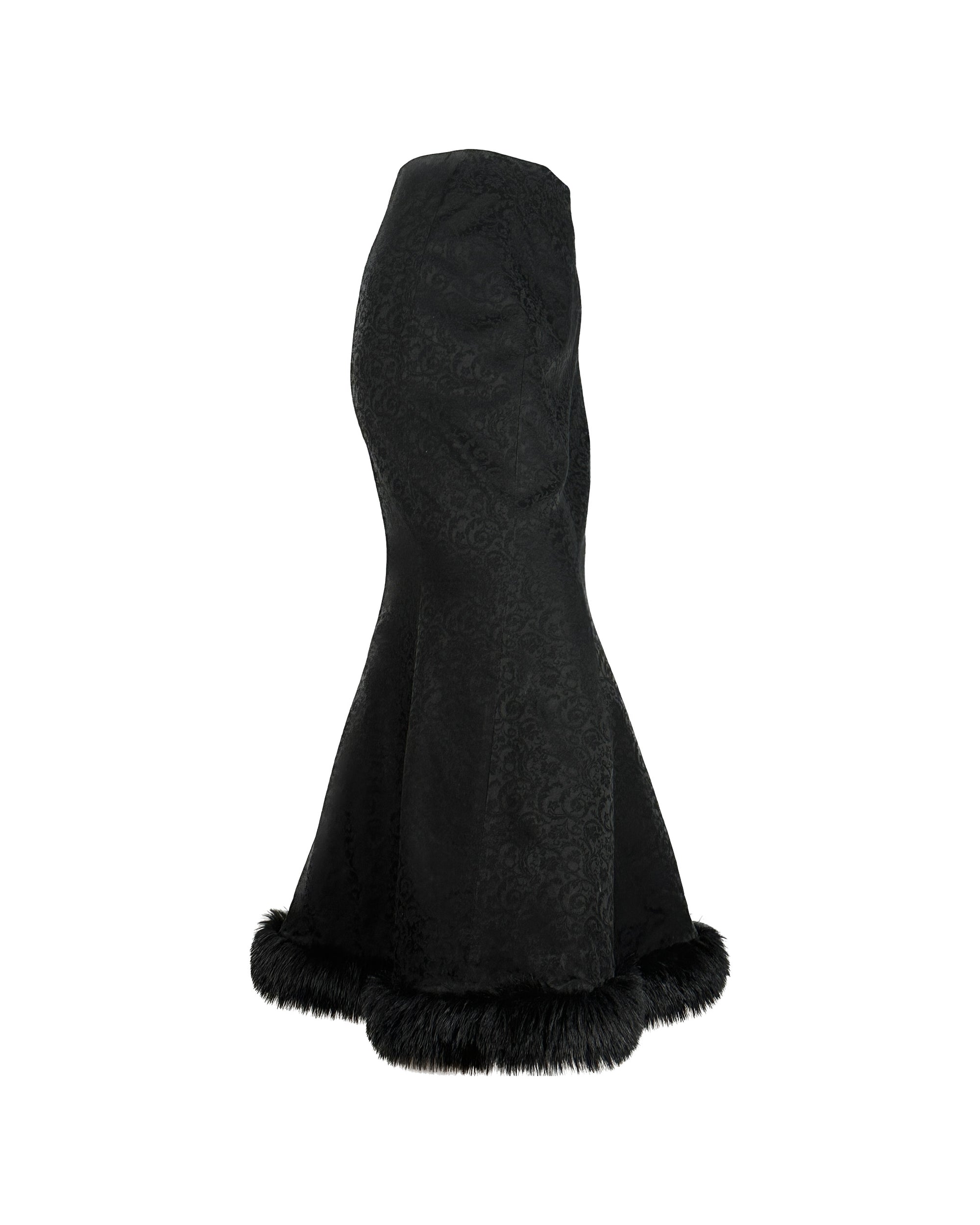 ATSURO TAYAMA Faux Fur Skirt XS
