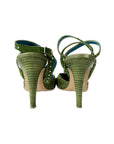 PHILOSOPHY DI ALBERTA FERRETTI Leather Crystals Heels 39