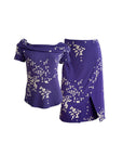 Celeste Purple Drape Ensemble