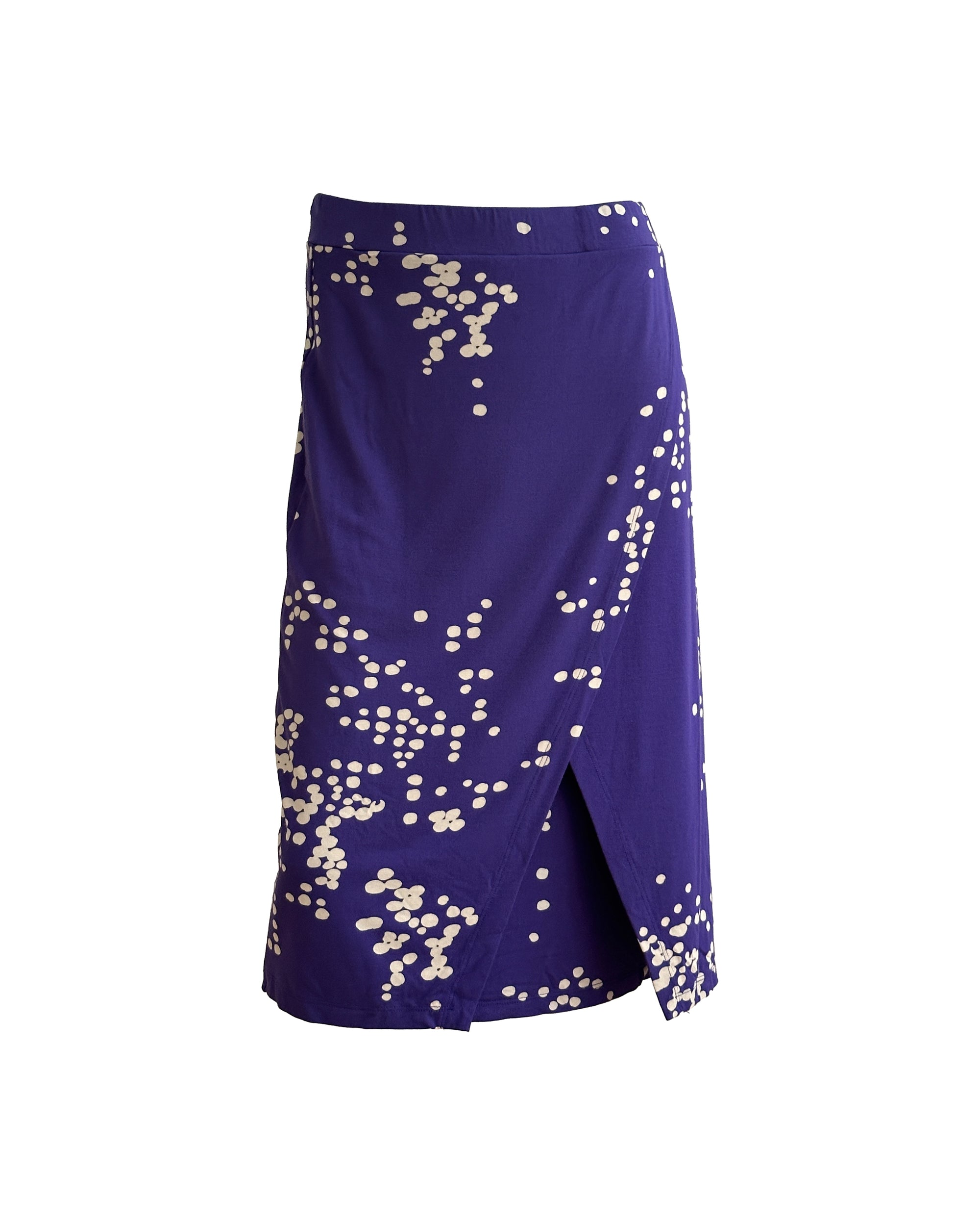Celeste Purple Drape Ensemble