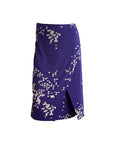 Celeste Purple Drape Ensemble