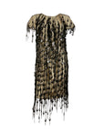 AMAYA ARZUAGA embellished mesh dress S/M