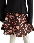 Voluminous Polka Dot Cotton Skirt