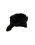 Black Fur Cap XS