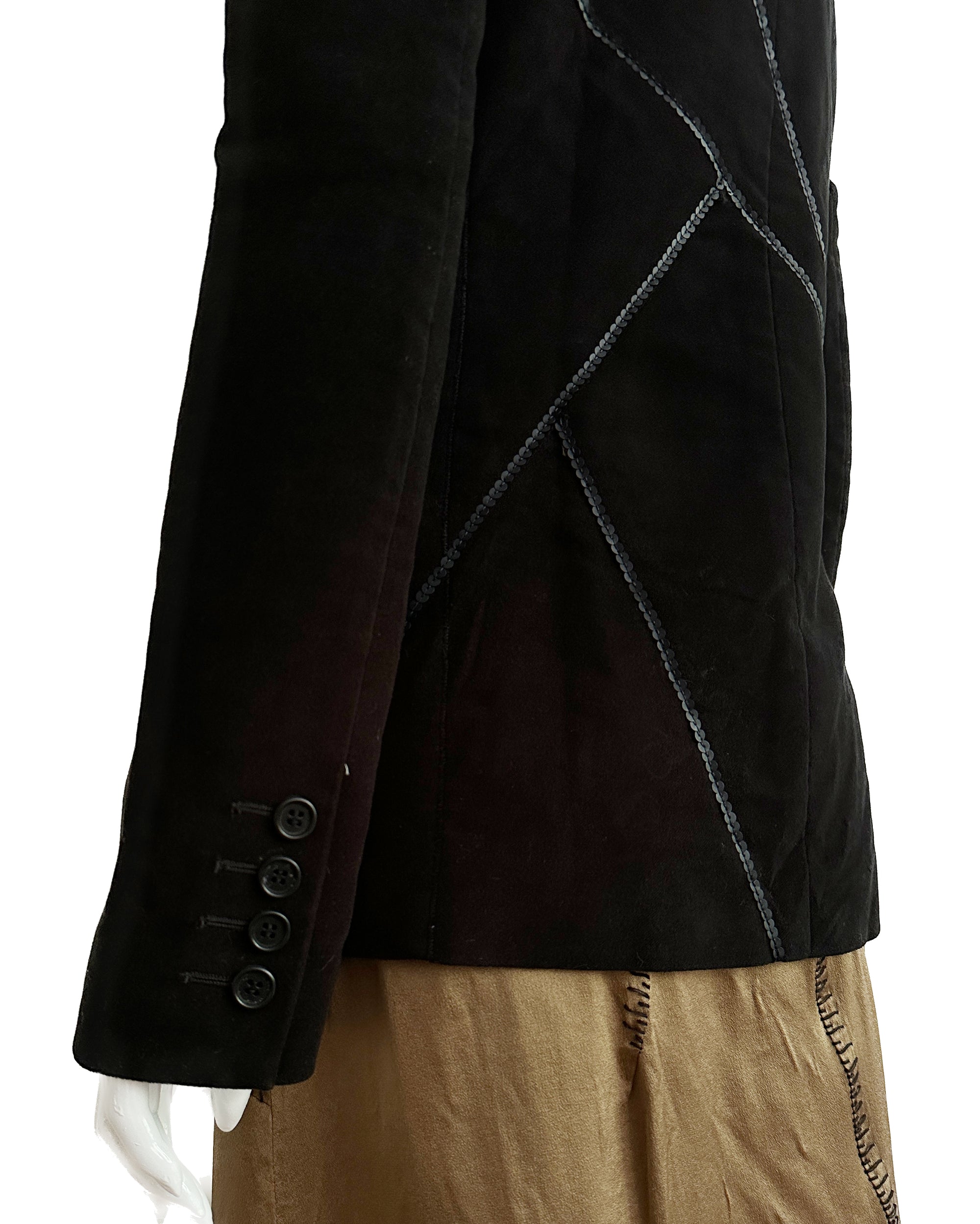 JEAN COLONNA FW1998 Sequin Jacket S/M