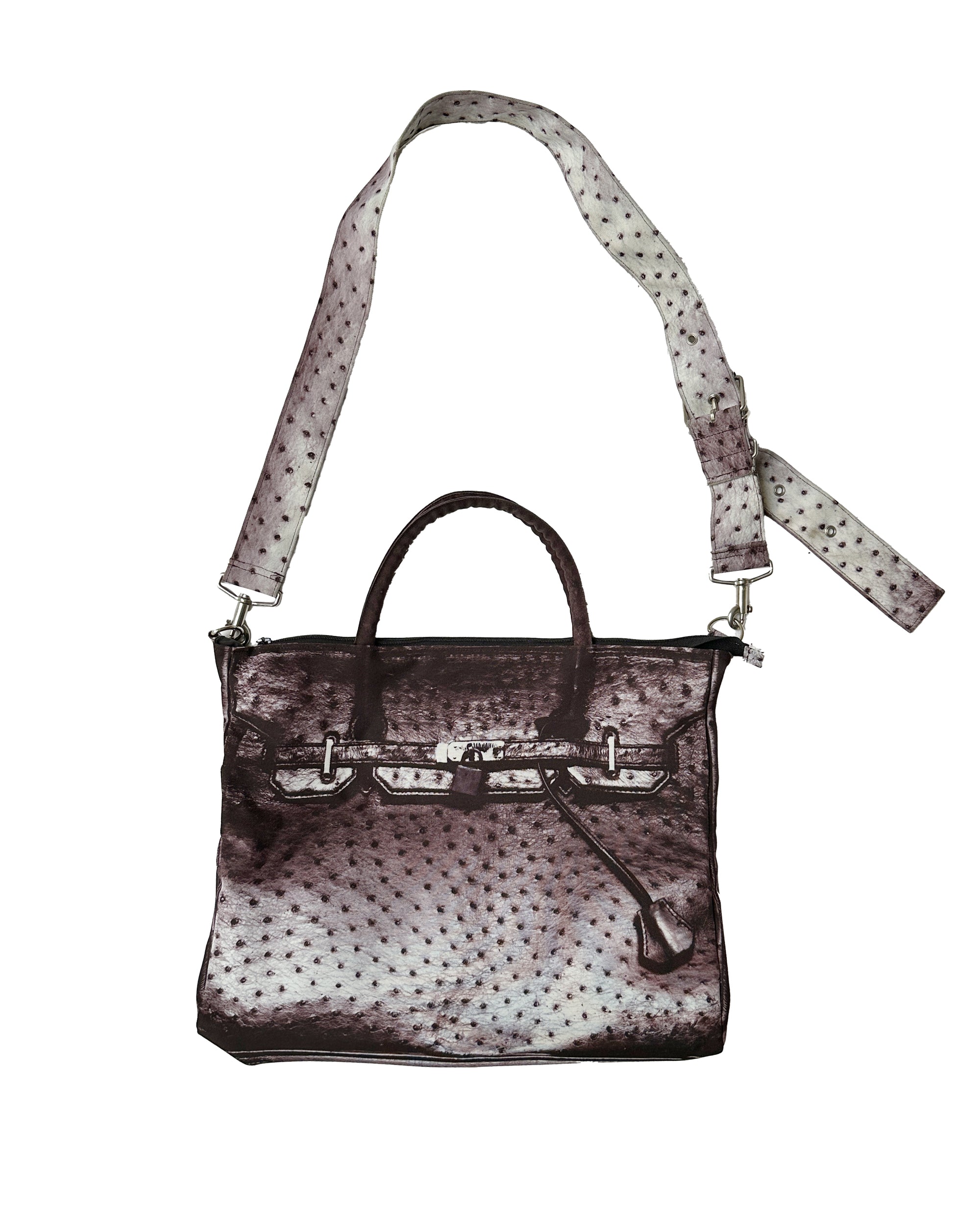 TALKING ABOUT ABSTRACTION Printed Jirkin Bag