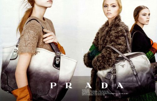 PRADA FW 2007 Leather Gradient Chain Bag