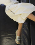 Glitter Varsity Espadrilles 37