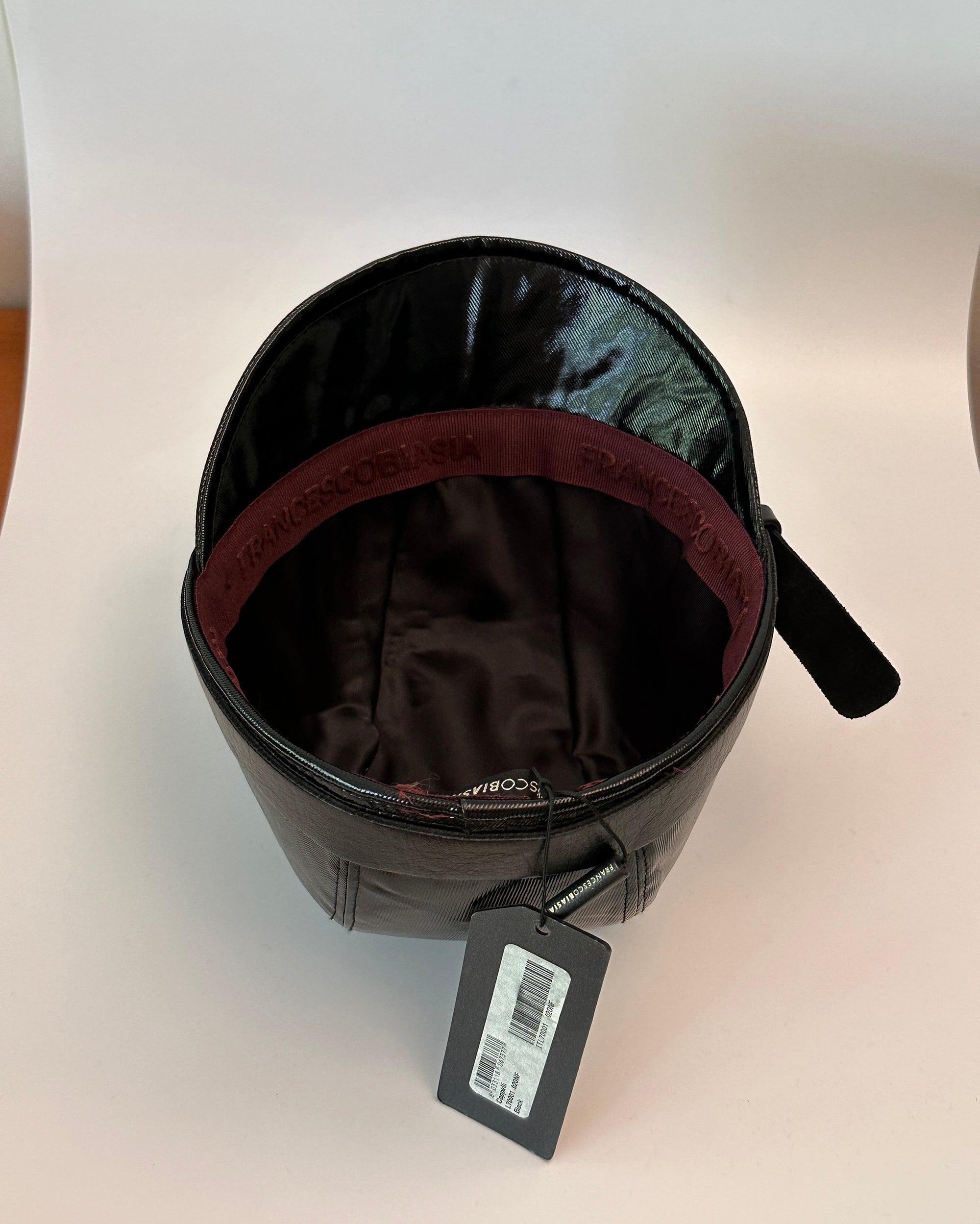 Italian Leather Riding Cap