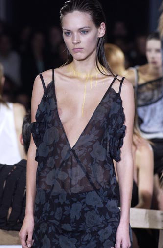 JEAN COLONNA SS2003 Flower Top M