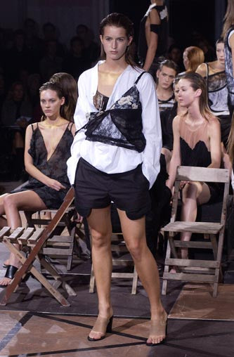 JEAN COLONNA SS2003 Flower Top M