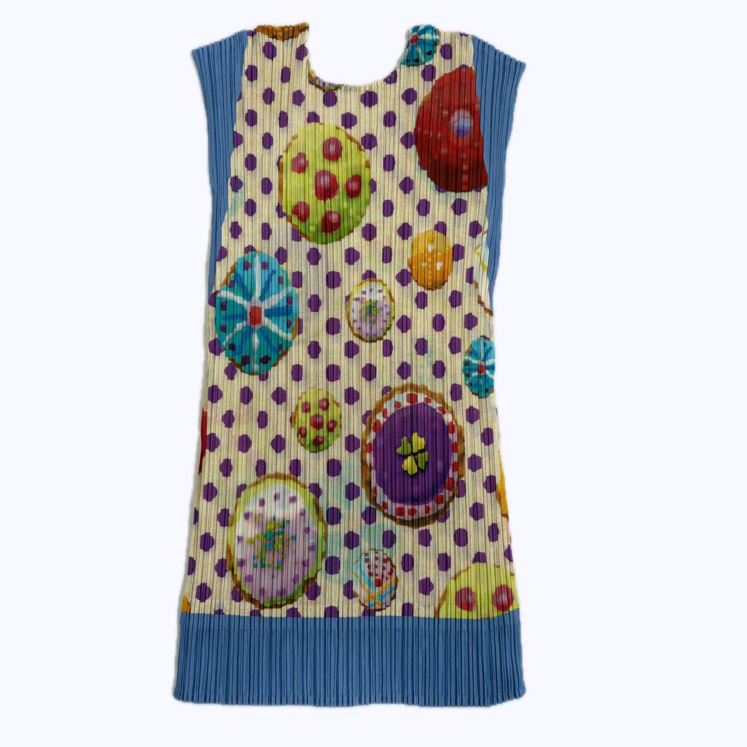 ISSEY MIYAKE Pleats Please Color Top