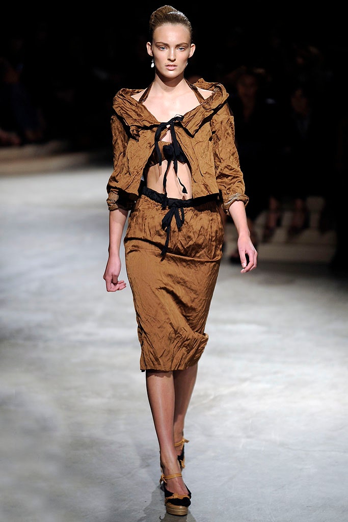PRADA SS2009 Bronze Jacket M
