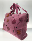 PRADA FW 1999 Pink Suede Travel Bag