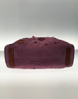 PRADA FW 1999 Pink Suede Travel Bag