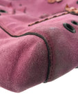 PRADA FW 1999 Pink Suede Travel Bag
