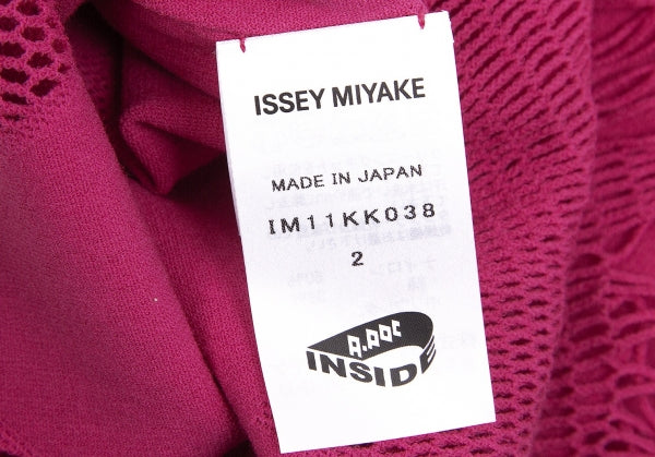 ISSEY MIYAKE A-POC Pink Flared Longsleeve S