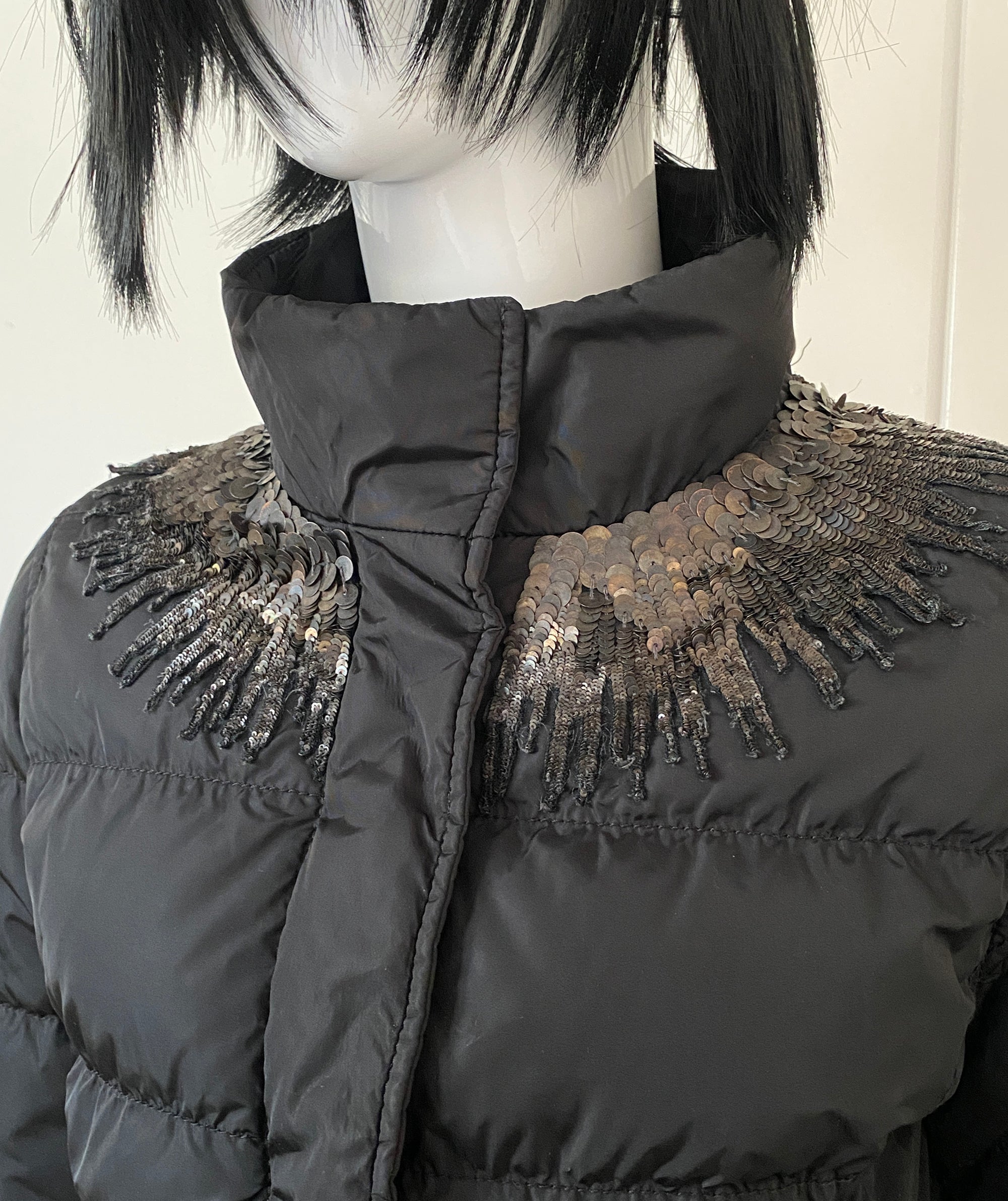 PRADA Sequin Down Jacket S